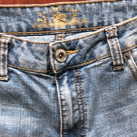 US Polo Assoc Women’s Size 10 Mid  Rise Boot Cut Light Denim Jeans - Picture 13 of 13